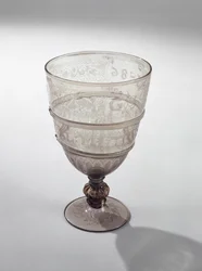 Beger av Jacopo Verzelini, 1586 (glass)